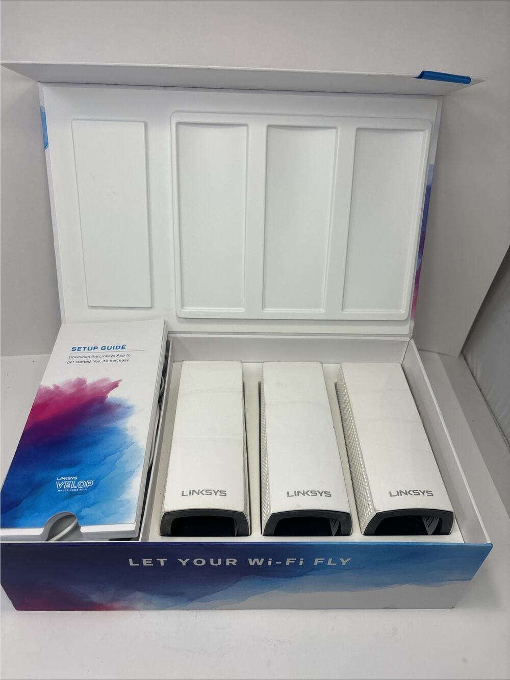 Linksys Velop Wireless AC6600 Whole Home Mesh Wi-Fi System 3 Pack WHW0303